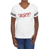 Thumbnail image for  Fall Rush Ladies White 60/40 Football Tee