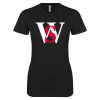 Thumbnail image for  Next Level Womens Black Boyfriend Tee