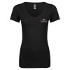 Thumbnail image for  Next Level Womens Black Ideal V Tee
