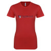 Thumbnail image for  Next Level Womens Red Boyfriend Tee