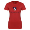 Thumbnail image for  Next Level Womens Red Boyfriend Tee