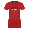 Thumbnail image for  Next Level Womens Red Boyfriend Tee