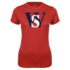 Thumbnail image for  Womens Red Performance Tee