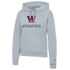 Thumbnail image for  Champion Womens Oxford Grey Powerblend Pullover Hood