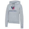 Thumbnail image for  Champion Womens Oxford Grey Powerblend Pullover Hood