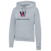 Thumbnail image for  Champion Womens Oxford Grey Powerblend Pullover Hood