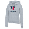 Thumbnail image for  Champion Womens Oxford Grey Powerblend Pullover Hood