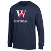 Thumbnail image for  Champion Navy Long Sleeve T Shirt
