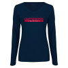 Thumbnail image for  Womens Navy Long Sleeve V Neck Tee