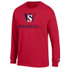 Thumbnail image for  Champion Red Long Sleeve T Shirt