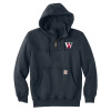 Thumbnail image for  Carhartt Navy Rain Defender Paxton Hooded Zip Sweatshirt