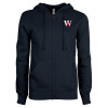 Thumbnail image for  ENZA Womens Navy Fleece Full Zip Hoodie