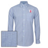 Thumbnail image for  Navy Plaid Long Sleeve Button Down
