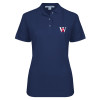 Thumbnail image for  Womens Silk Touch Navy Pique Polo
