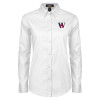 Thumbnail image for  Womens White Twill Button Down Long Sleeve