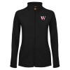 Thumbnail image for  Womens Black Fleece Full Zip Jacket