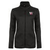 Thumbnail image for  Womens Black Heather Fleece Jacket