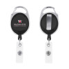 Thumbnail image for  Black Oval Retractable Badge Holder w/Clip