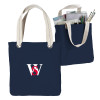 Thumbnail image for  Allie Navy Canvas Tote
