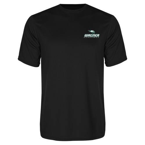 Men's Under Armour Green Wagner College Seahawks Performance Long Sleeve  T-Shirt