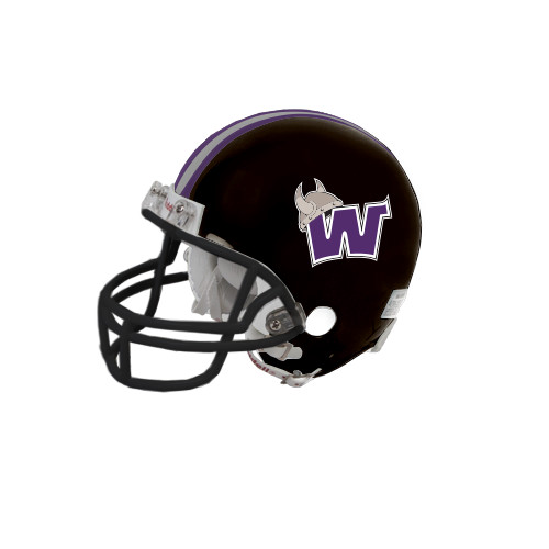  Riddell Replica Black Mini Helmet - Waldorf W