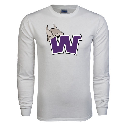  White Long Sleeve T Shirt - Waldorf W