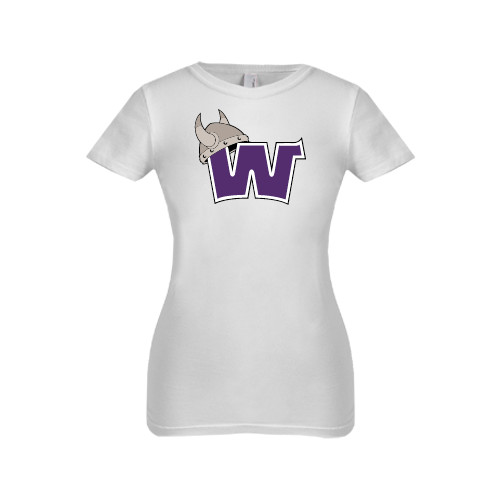  Next Level Girls White Fashion Fit T Shirt - Waldorf W