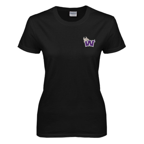  Womens Black Short Sleeve Tee - Waldorf W