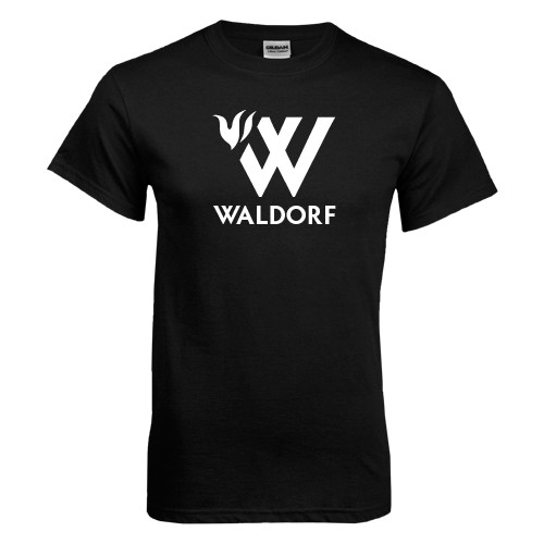  Black T Shirt - Stacked W Waldorf