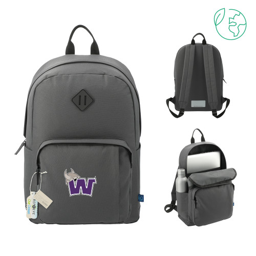  Repreve Ocean Charcoal Everyday Computer Backpack - Waldorf W