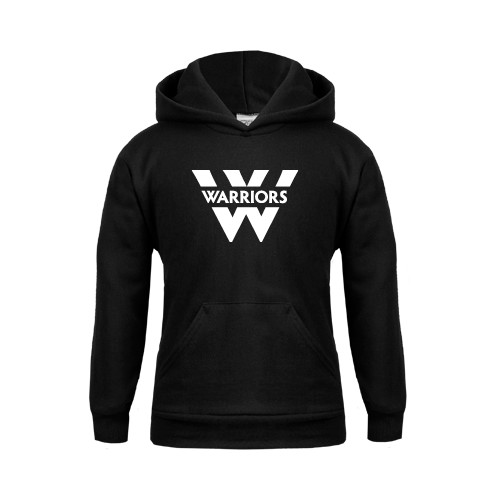  Youth Black Fleece Hoodie - W Warriors