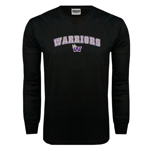  Black Long Sleeve T Shirt - Arched Warriors w/ Waldorf W