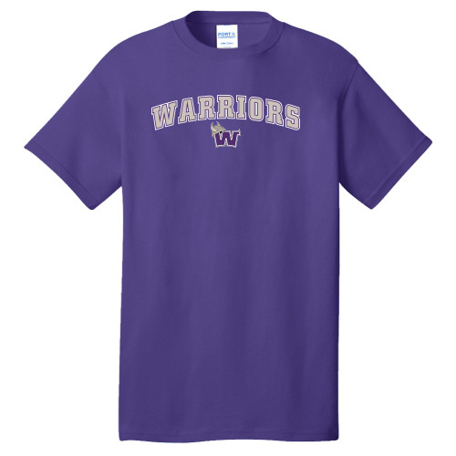  Extended Purple T Shirt - Arched Warriors w/ Waldorf W