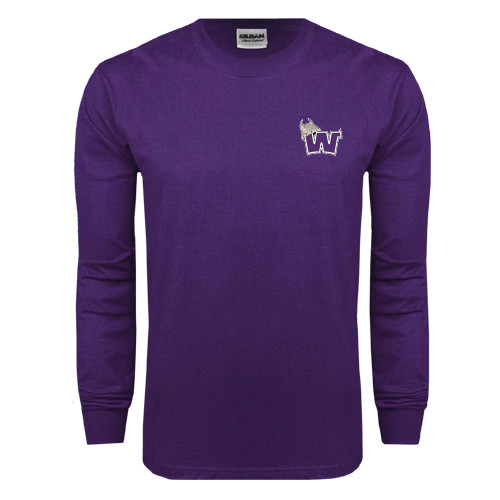  Purple Long Sleeve T Shirt - Waldorf W