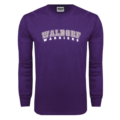  Purple Long Sleeve T Shirt - Arched Waldorf Warriors