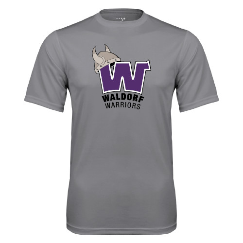  Grey Concrete Performance Tee - W Waldorf Warriors