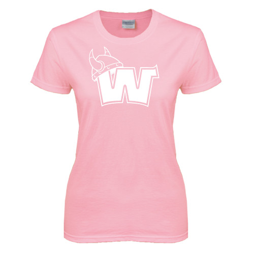 Womens Pink Short Sleeve Tee - Waldorf W