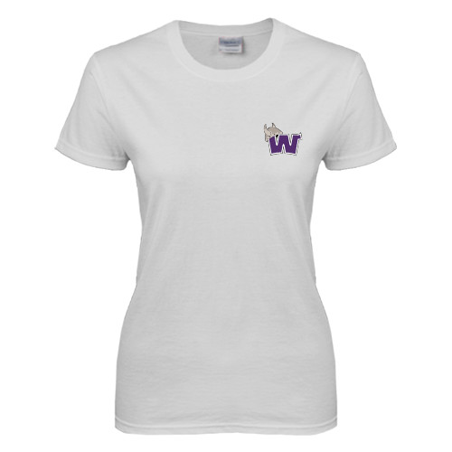  Womens White Short Sleeve Tee - Waldorf W