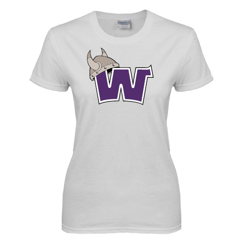  Womens White Short Sleeve Tee - Waldorf W
