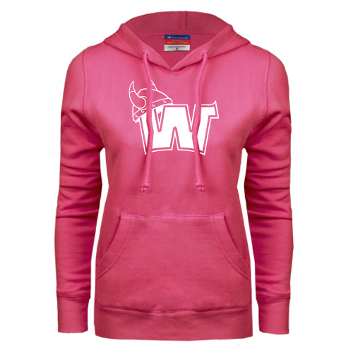  Womens Fuchsia Fleece Hoodie - Waldorf W