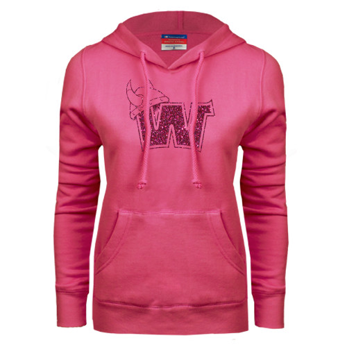  Womens Fuchsia Fleece Hoodie - Waldorf W