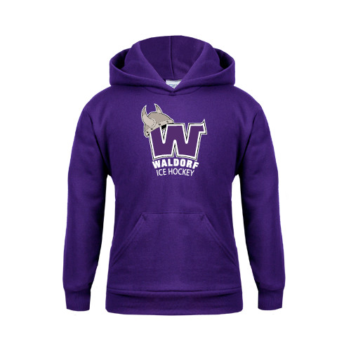  Youth Purple Fleece Hoodie - Hockey