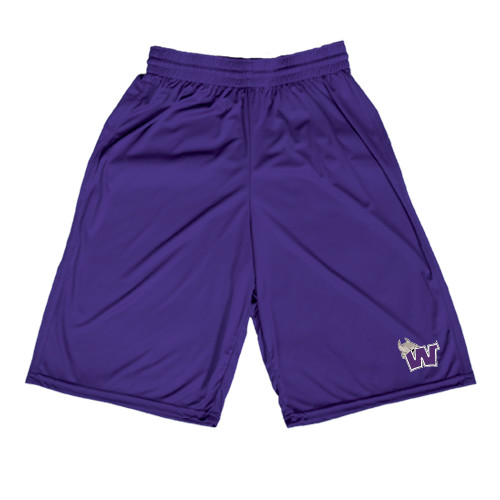  Purple Performance Classic 9 Inch Short - Waldorf W