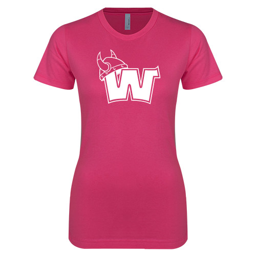 Main Image for  Next Level Womens Fuchsia Boyfriend Tee