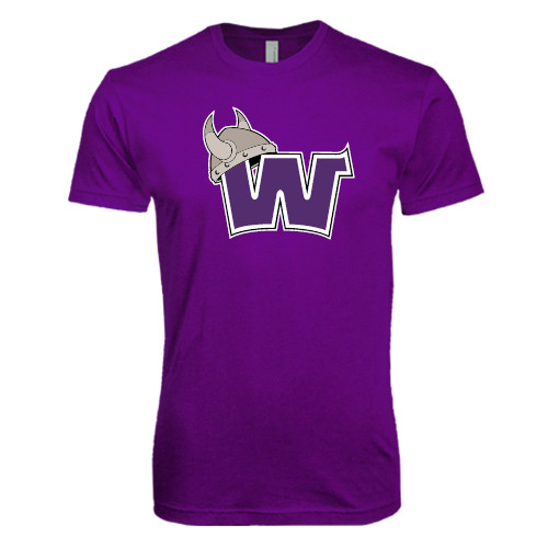  Next Level Purple SoftStyle T Shirt - Waldorf W