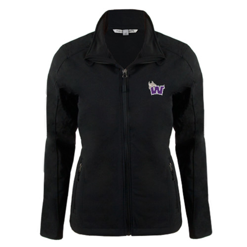  Womens Black Softshell Jacket - Waldorf W