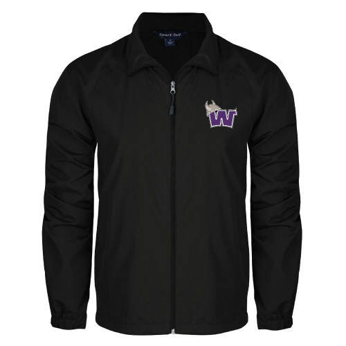  Black Full Zip Wind Jacket - Waldorf W