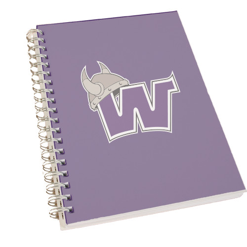  Clear 7 x 10 Spiral Journal Notebook - Waldorf W