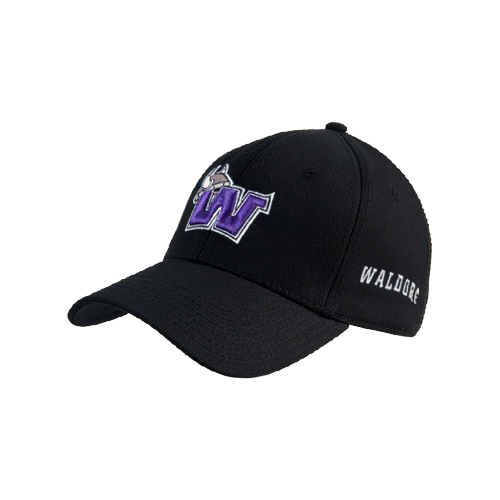  Black Structured Adjustable Pro Style Hat - Waldorf W