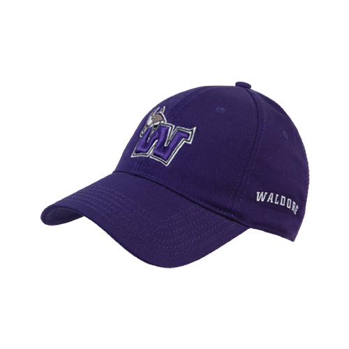  Purple Structured Adjustable Pro Style Hat - Waldorf W